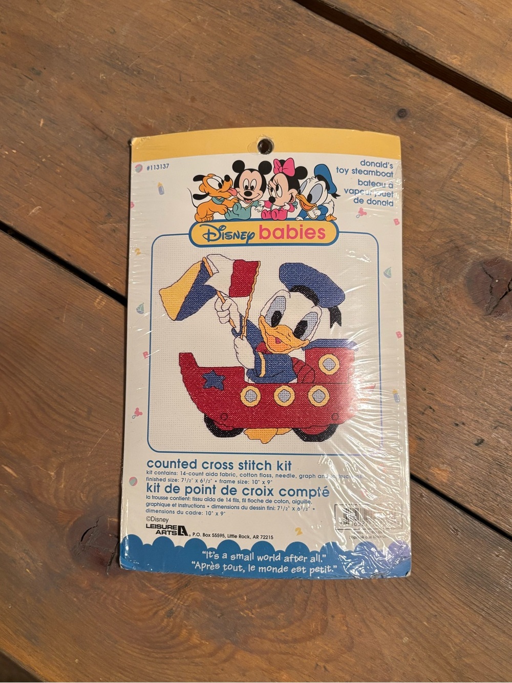 Disney Babies Donald Cross Stitch Kit Vintage